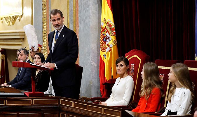 El rey, en la apertura de las Cortes: "España no puede  ser de unos contra otros, debe ser de todos y para todos"   