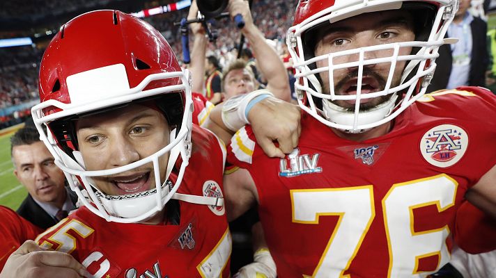 Telediario 1 - Los Chiefs acaban con medio siglo de sequía ganando la Super Bowl con un espectacular Mahomes