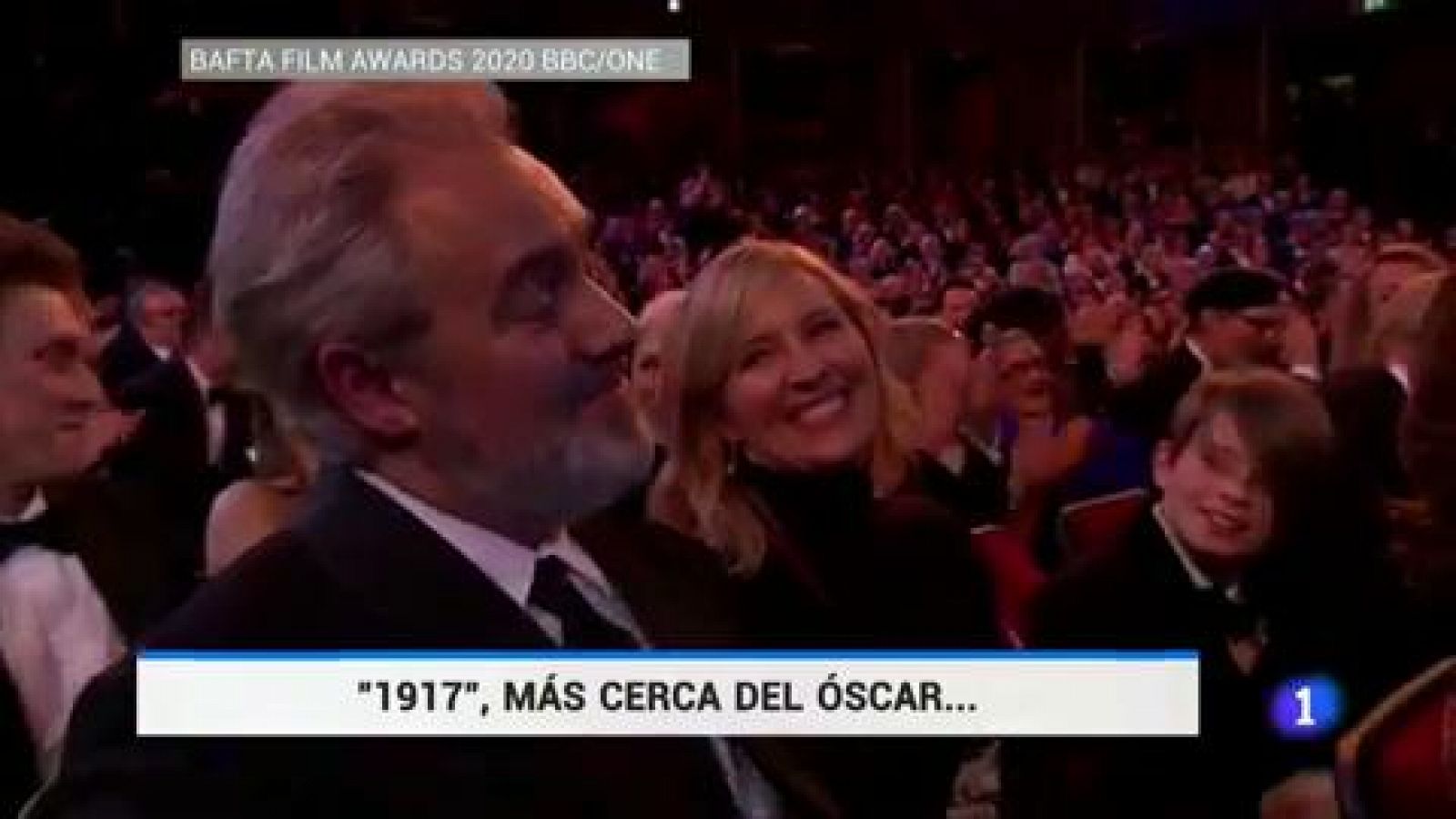 Telediario 1: '1917', de Sam Mendes, triunfa en los Bafta, que también premian la animación española de 'Klaus' | RTVE Play