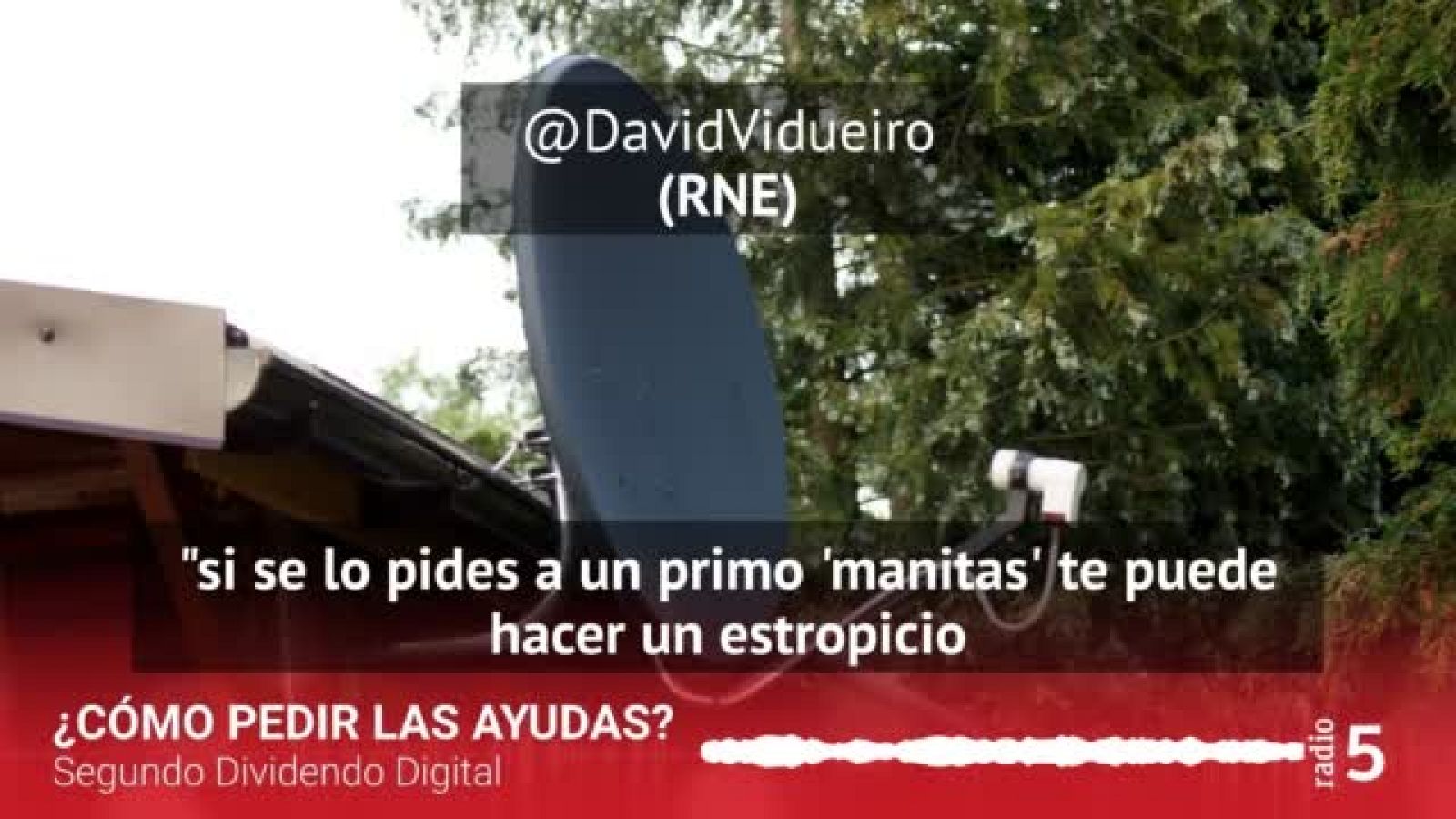 Radio 5 Actualidad - Las ayudas en el Segundo Dividendo Digital - Escuchar ahora