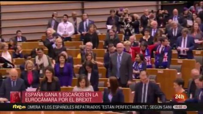 Cinco nuevos eurodiputados españoles tras el Brexit