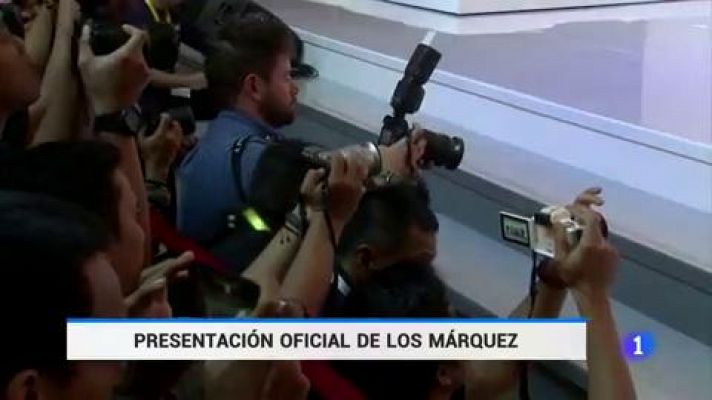 Telediario 1 - Jorge Lorenzo vuelve a probar la Yamaha