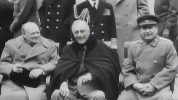 Telediario 1 - La Conferencia de Yalta: 75 años del reparto de Europa
