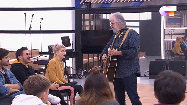 OT 2020 - Pancho Varona visita la Academia de Operación Triunfo