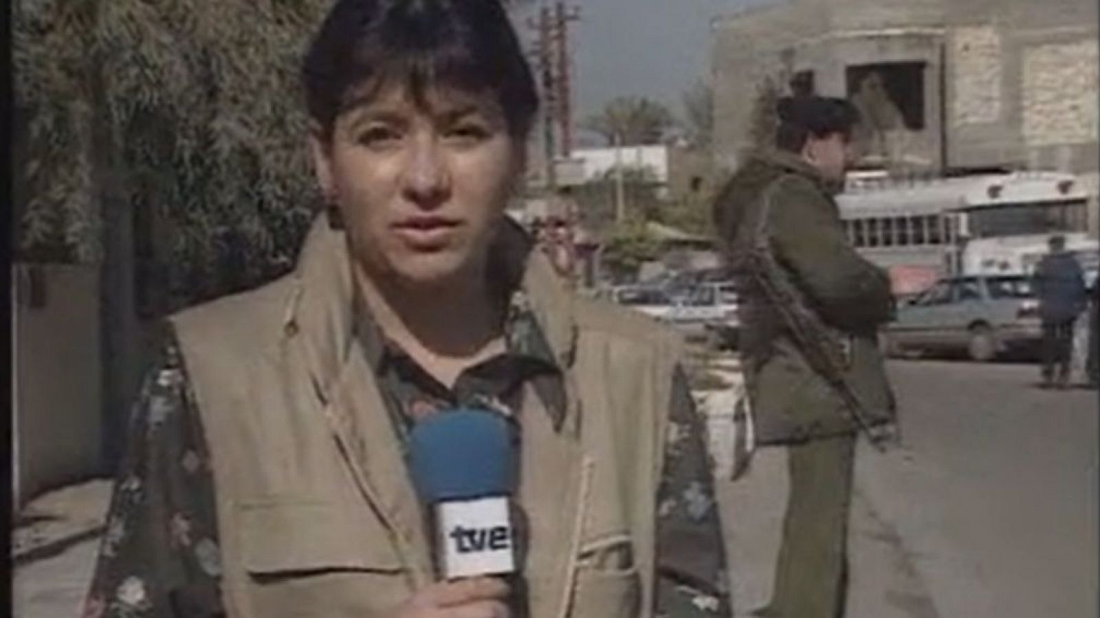 Telediario - La última conexión de Ángela Rodicio desde Bagdad - RTVE.es