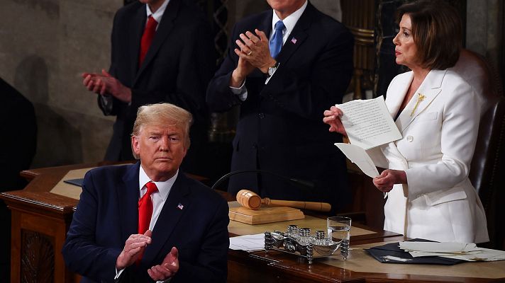 Telediario 1 - Estado de la 'desunión' entre demócratas y republicanos