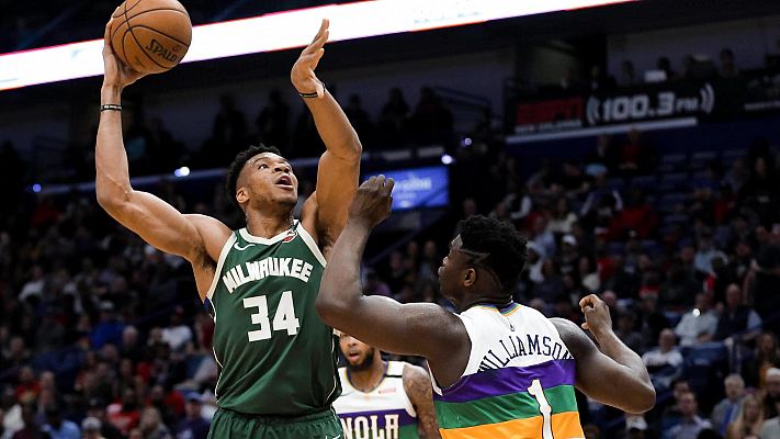 Antetokounmpo gana el duelo ante Zion Williamson