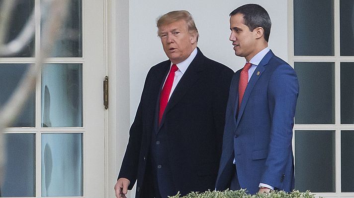 Trump recibe a Guaidó en la Casa Blanca