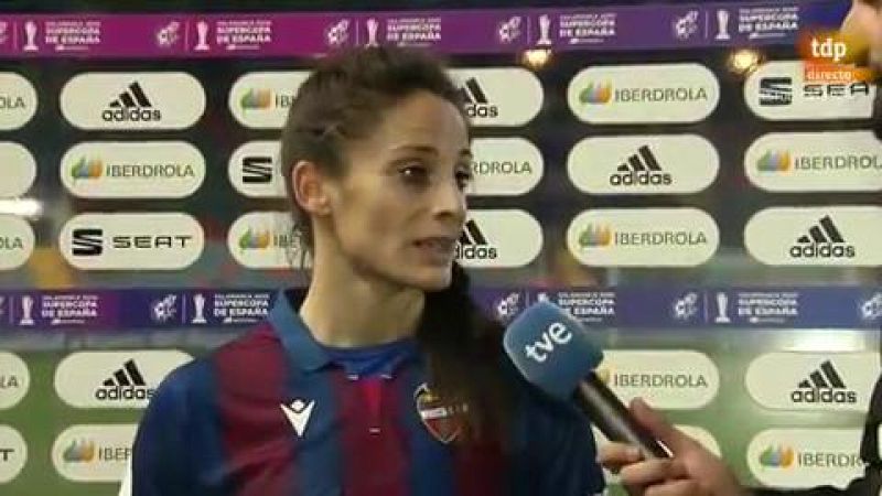 Supercopa | Esther González: "Ellas han tenido una oportunidad y han hecho gol" - RTVE.es - Fútbol | Ver