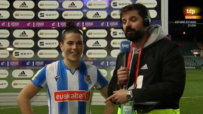 Fútbol - Leire Baños: "El domingo jugaremos sin complejos"