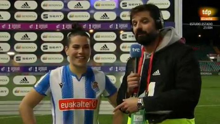 Fútbol - Leire Baños: "El domingo jugaremos sin complejos"