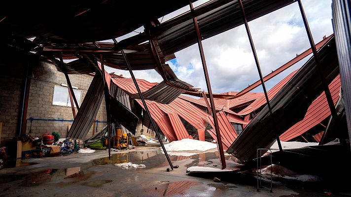 Telediario 1 - Teruel pide ayuda para afrontar las pérdidas ocasionadas por la borrasca Gloria