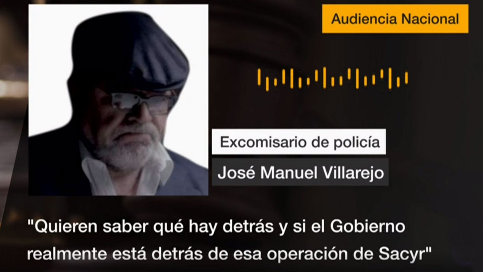 Villarejo explica que el BBVA le contrató para saber si el Gobierno estaba detrás la operación de Sacyr
