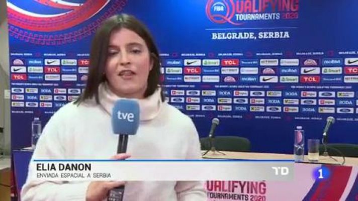 Telediario 1 - España gana a Corea en su debut en el Preolímpico femenino