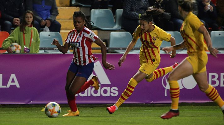 Fútbol - Supercopa España fem. 2ª Semifinal: At.Madrid - FC Barcelona