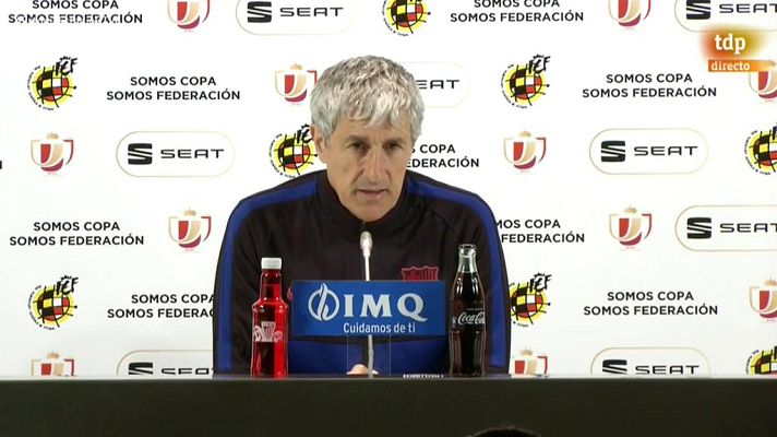 Estudio Estadio - Quique Setién: "Lo teníamos absolutamente controlado pero el gol ha llegado en un momento que no había reacción"