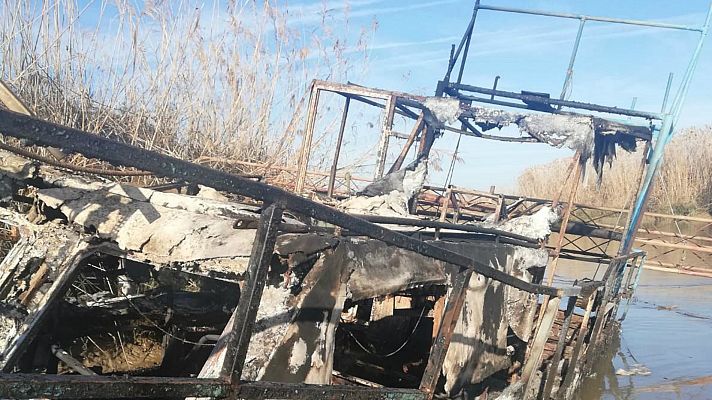 Telediario 1 - Venganza en el Guadalquivir por la pesca de angulas