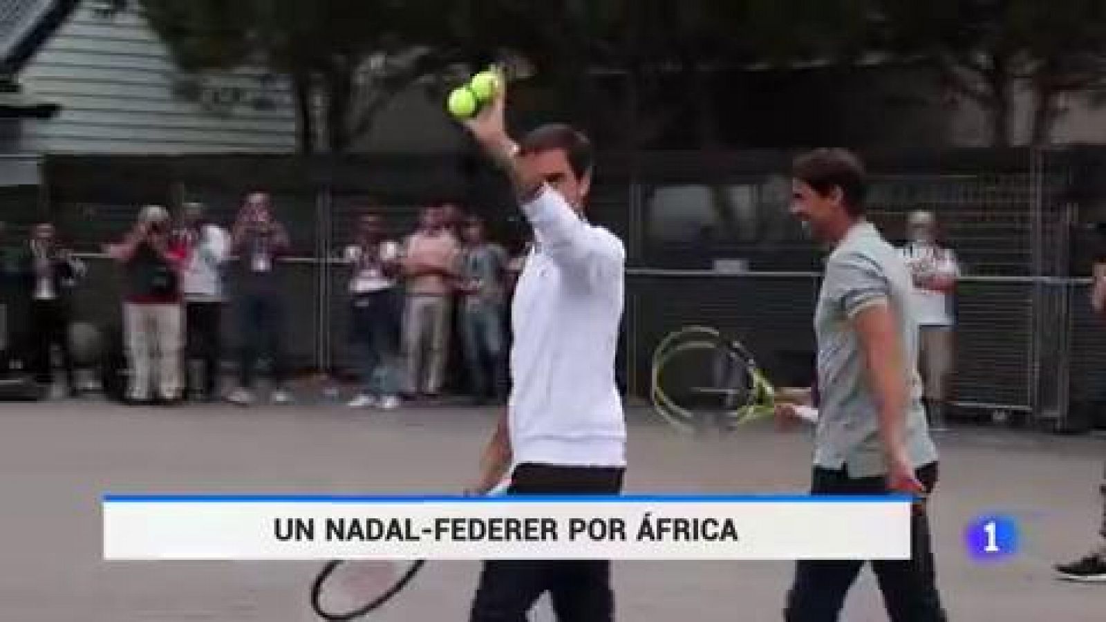 Nadal y Federer, juntos en Sudáfrica con fines solidarios - RTVE.es