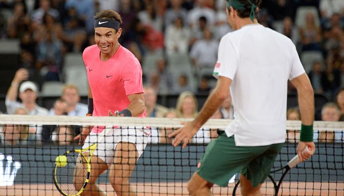 Telediario 1 - Nadal y Federer consiguen el récord de mayor afluencia en un partido de tenis