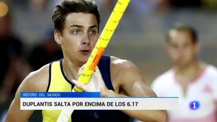 Duplantis bate el récord del mundo de pértiga