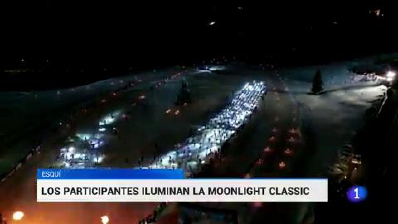 Vídeo | La espectacular Moonlight Classic, la prueba nocturna de esquí de fondo - RTVE.es