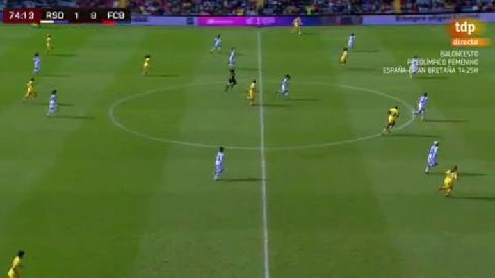 Fútbol - Gol de Candela (1-9) en la final de la Supercopa