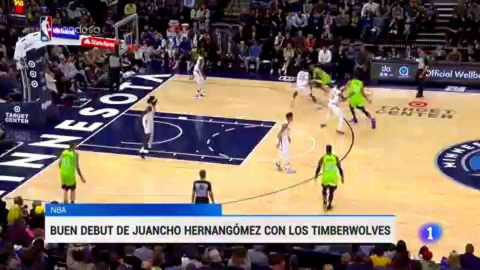 NBA | Juancho Hernángomez debuta con brillantez con los Timberwolves - rtve.es