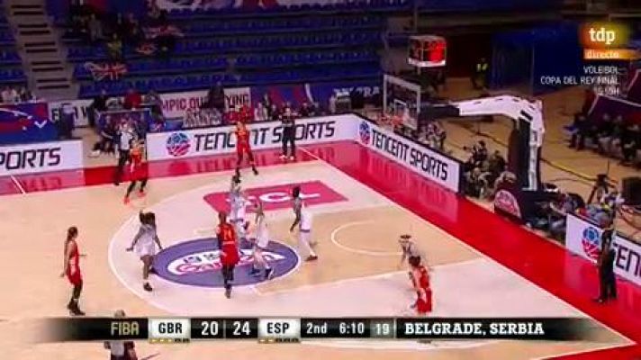 Baloncesto en RTVE - Las cinco mejores jugadas de la selección española en el España 79 - 69 Gran Bretaña