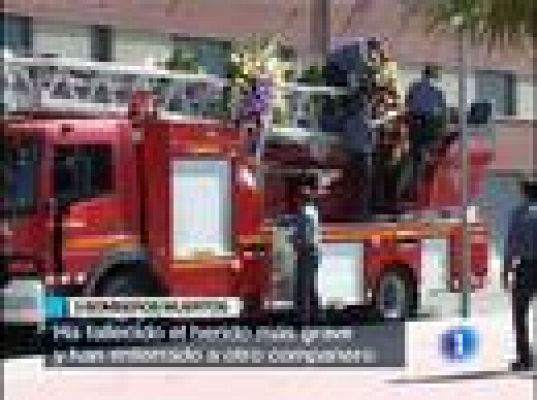  - Un rayo causó el fuego