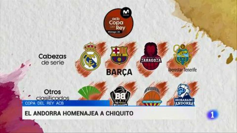 El Andorra homenajea a Chiquito de la Calzada antes de afrontar la Copa