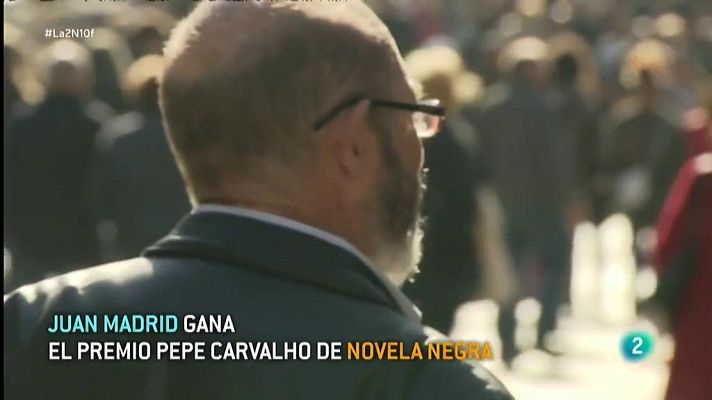 La 2 Noticias - Juan Madrid gana el premio Carvalho 2020