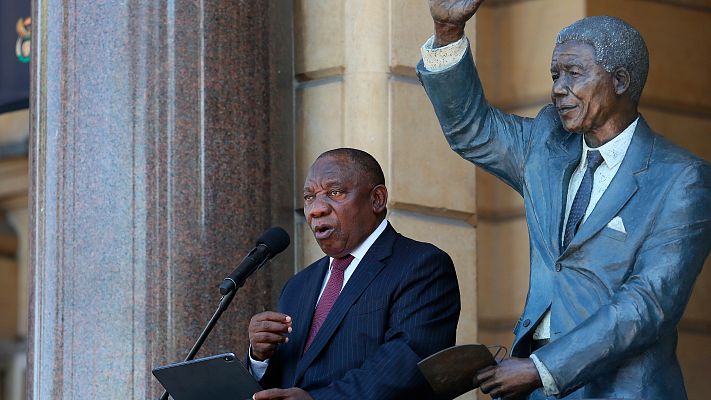 Telediario 1 - Nelson Mandela, 30 años desde su salida en libertad