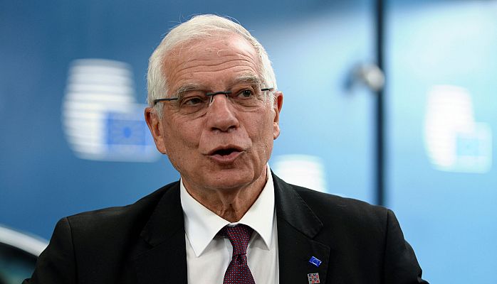 Telediario 1 - Borrell, sobre el encuentro de Ábalos y Delcy Rodríguez: "La Comisión Europea no puede intervenir"
