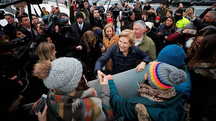 Telediario 1 - New Hampshire celebra la segunda batalla de los demócratas