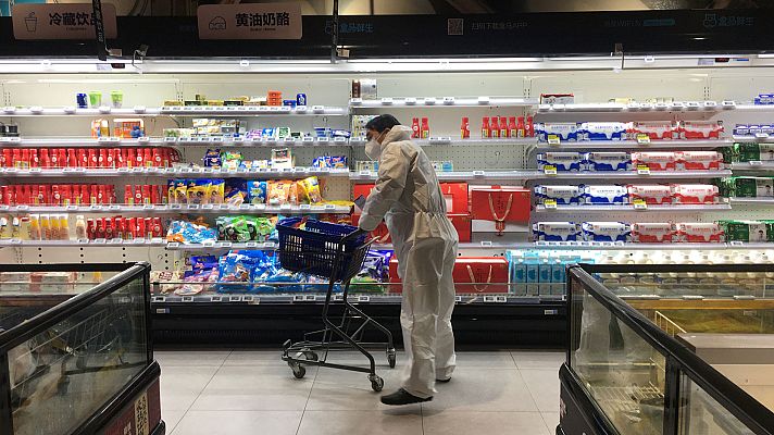 Telediario 1 - China refuerza el cerco al coronavirus en la provincia de Hu