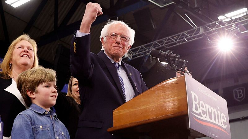 Bernie Sanders vence en las primarias de New Hampshire