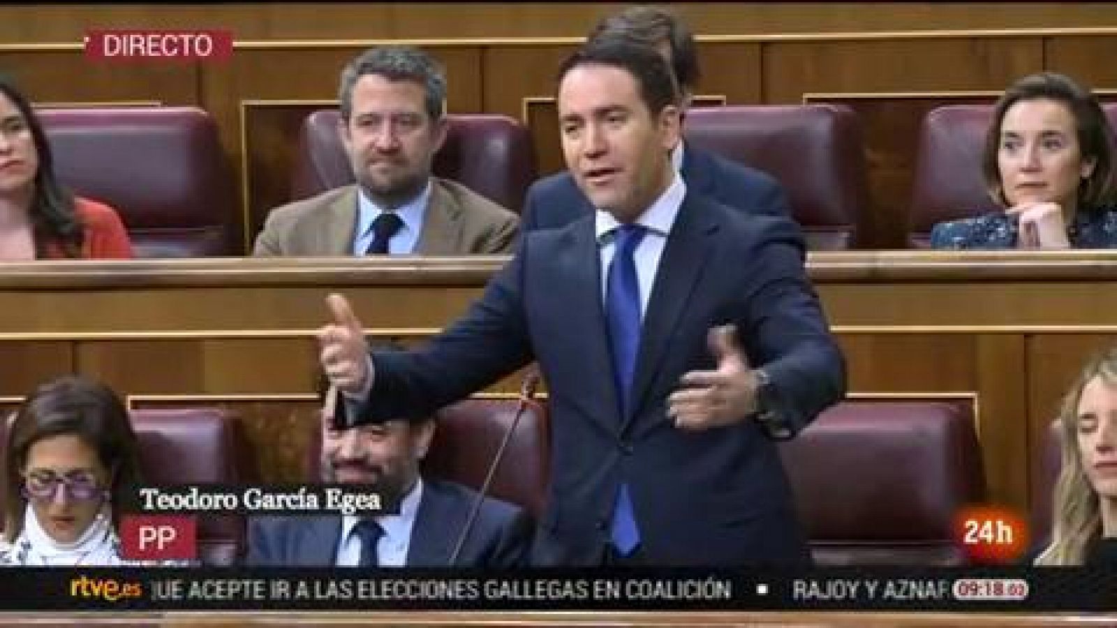 Iglesias se estrena en la sesión de control al Gobierno respondiendo a García Egea