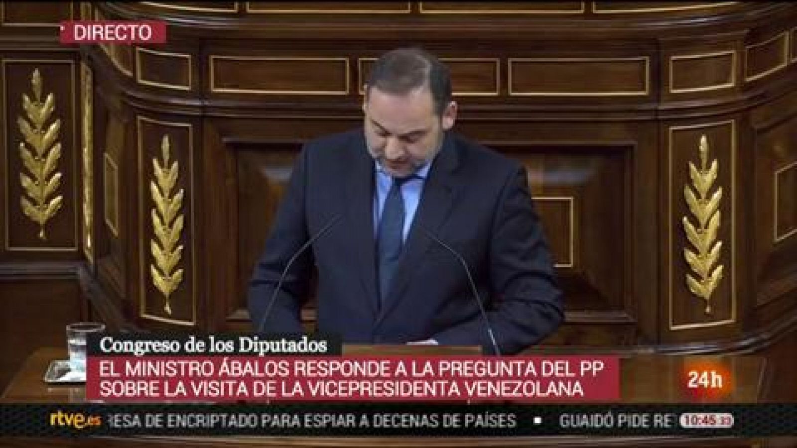 Ábalos: el Gobierno sigue reconociendo a Guaidó como "presidente encargado" de Venezuela