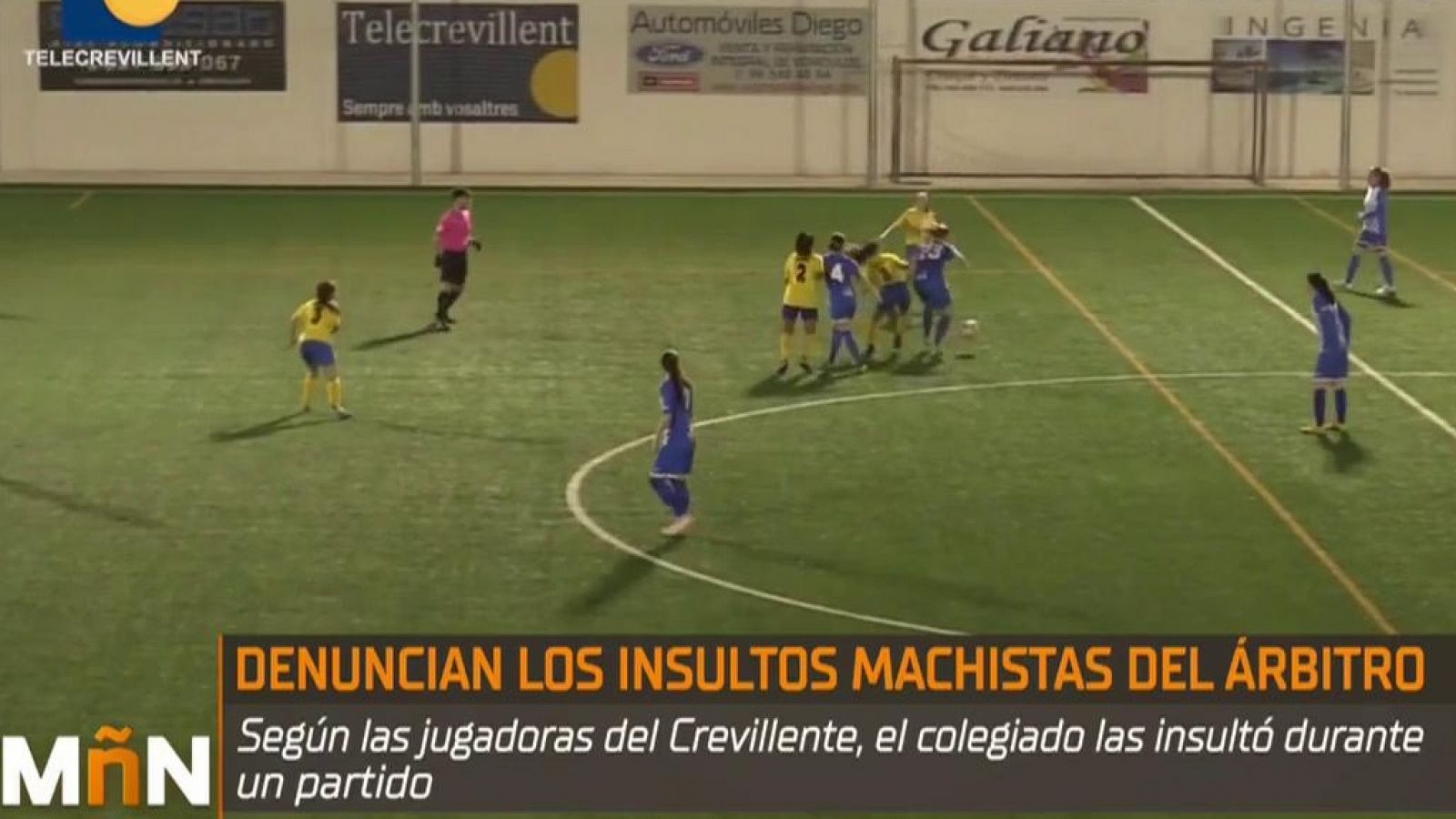 Polémica por supuestos insultos machistas de un árbitro a unas jugadoras durante un partido de fútbol