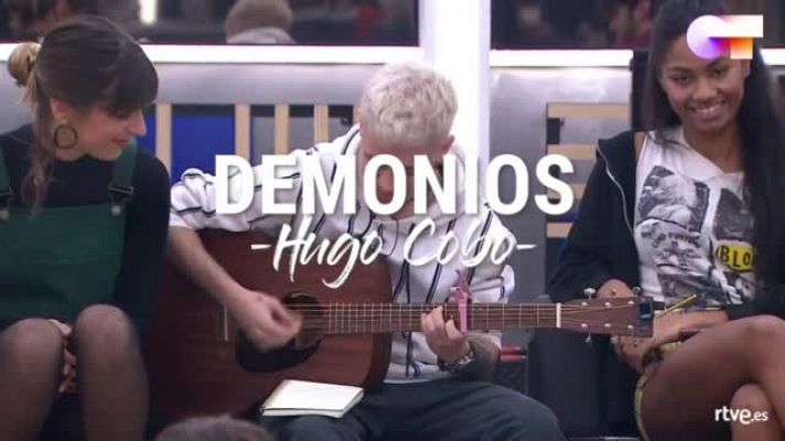 La letra de "Demonios" la canción que ha compuesto Hugo