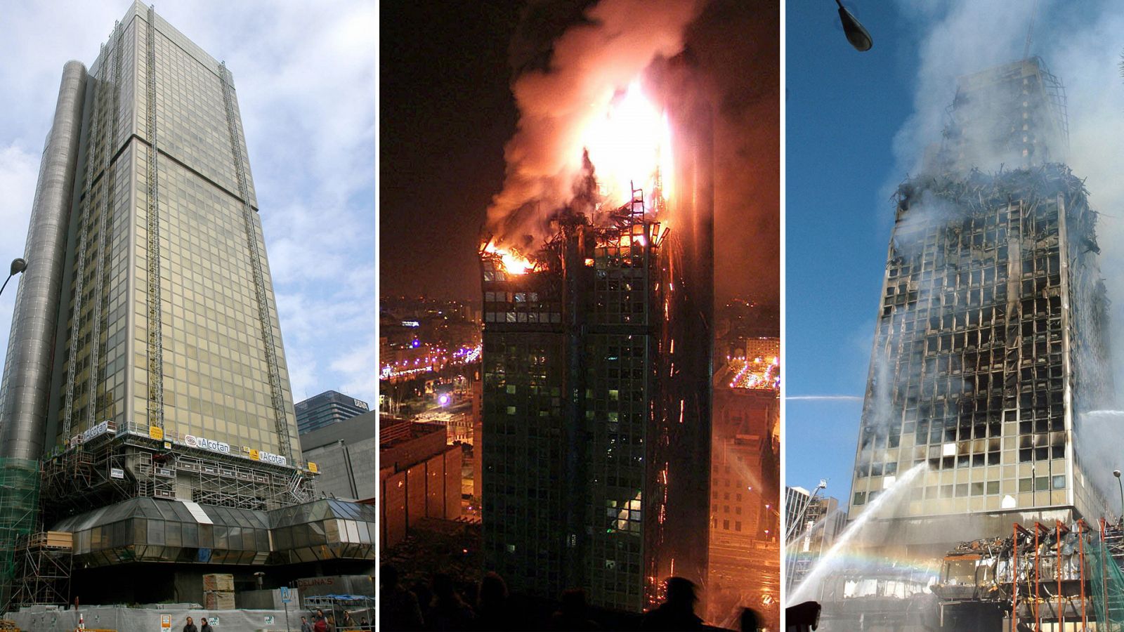 Se cumplen 15 años del incendio en la Torre Windsor -RTVE.es