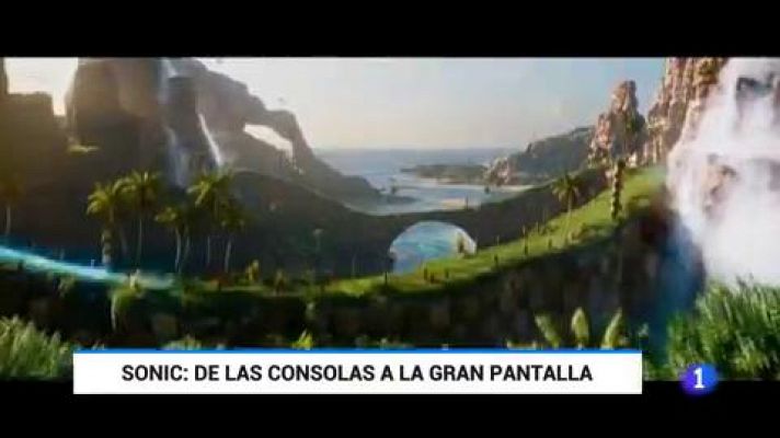 Telediario 1 - Sonic y Jim Carrey nos hablan de la primera película del famoso personaje de los videojuegos