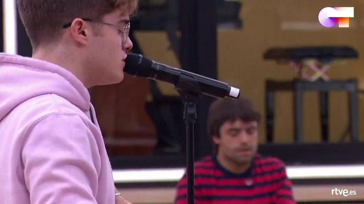 OT 2020 - Gèrard canta "Prometo" 1r pase de micros