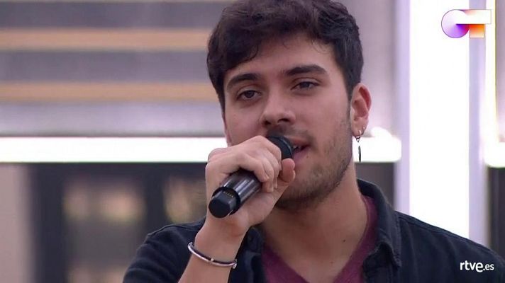 OT 2020 - Javy canta "Qué sabrá Neruda" 1r pase de micros