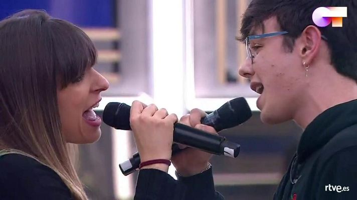 OT 2020 - Flavio y Maialen cantan "Perfect Day" 1r pase de micros