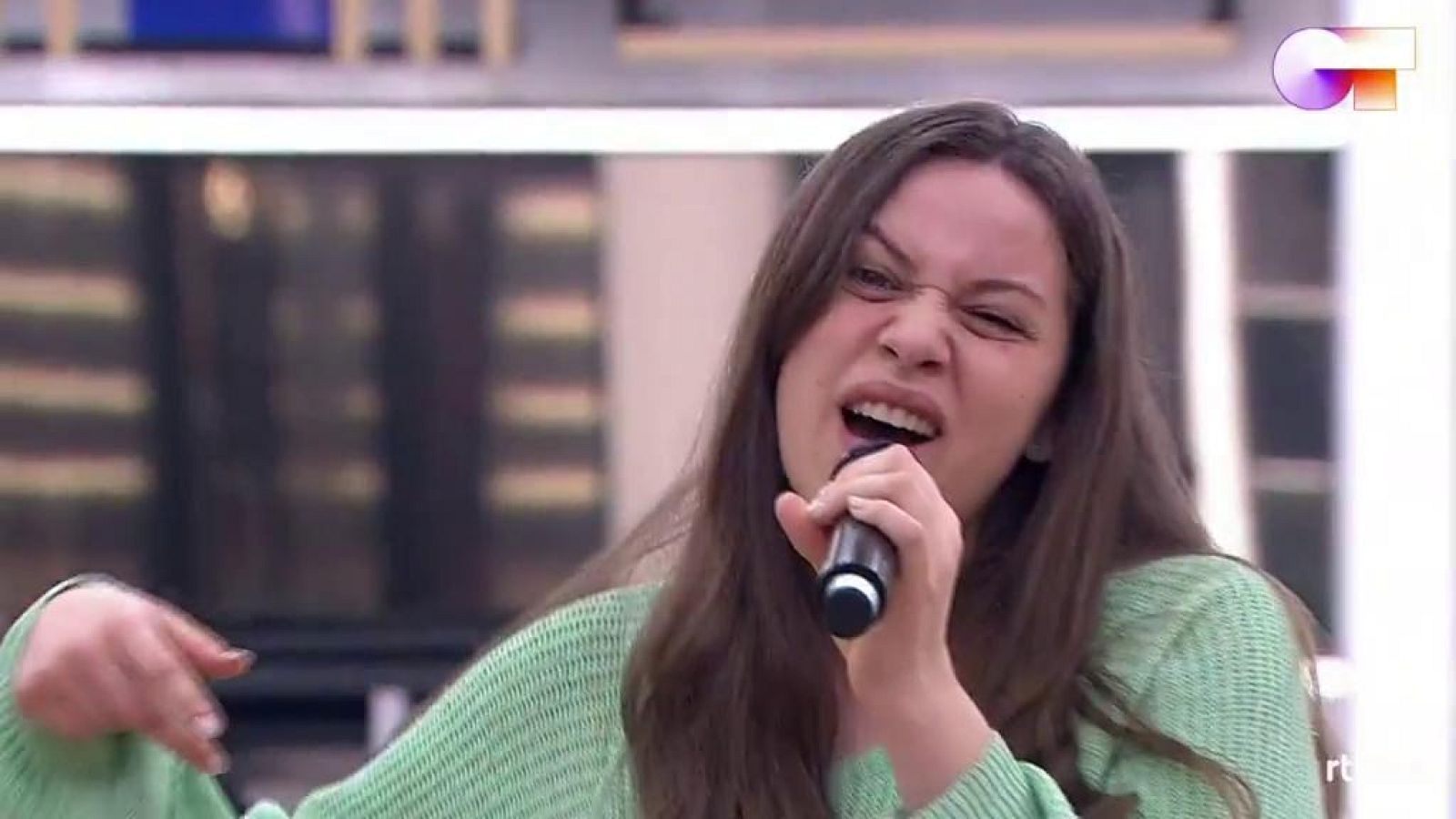 Eva canta I Follow Rivers de Lykke Li en el primer pase de micros de la Gala 5 de Operación Triunfo 2020