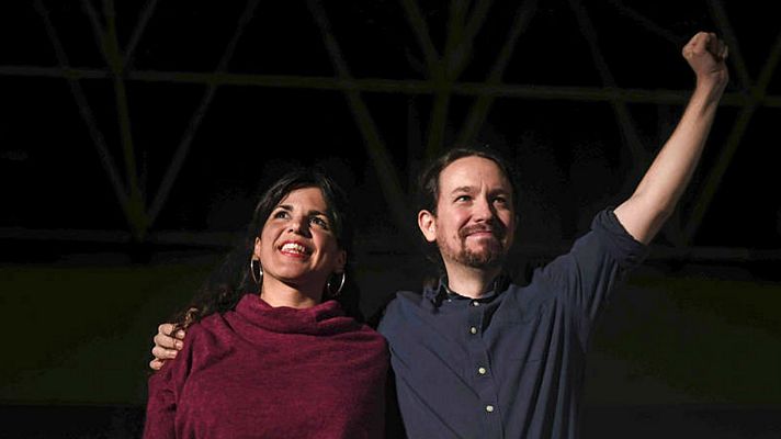 Telediario 1 - Teresa Rodríguez acuerda con Iglesias su salida de Podemos