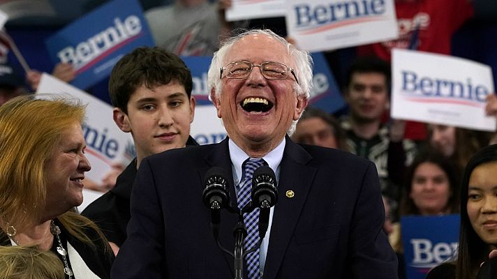 Telediario 1 - Sanders gana las primarias demócratas en New Hampshire