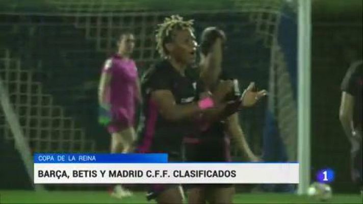 Telediario 1 - La Real Sociedad y el Atlético, eliminados de la Copa de la Reina