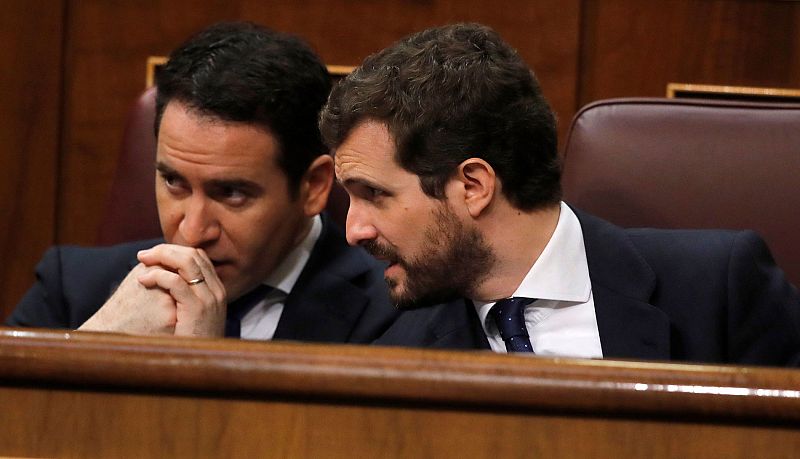 Casado reprocha a Sánchez que haga concesiones a los independentistas a cambio de apoyo a los presupuestos